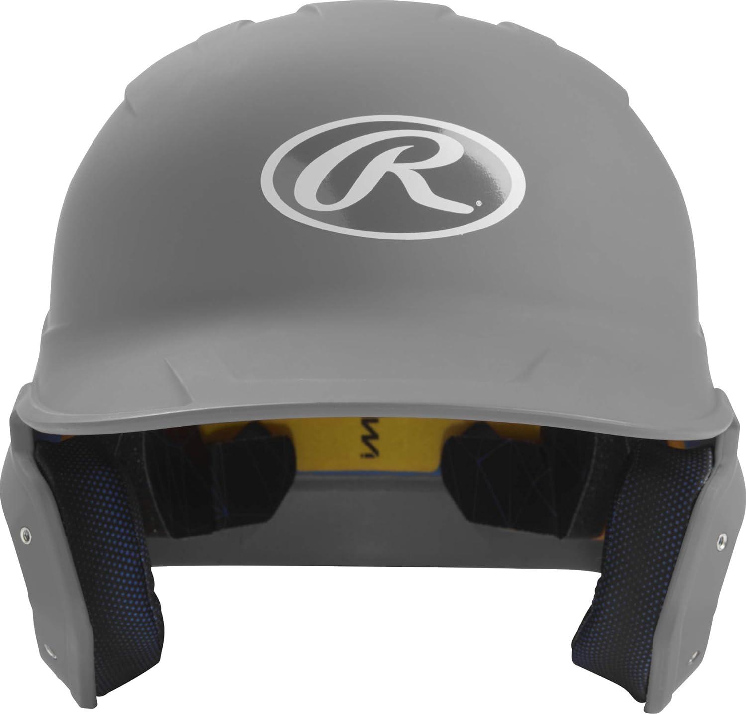 imageRawlings  MACH Baseball Batting Helmet  Matte  JR amp SR Sizes  Multiple ColorsMatte Silver