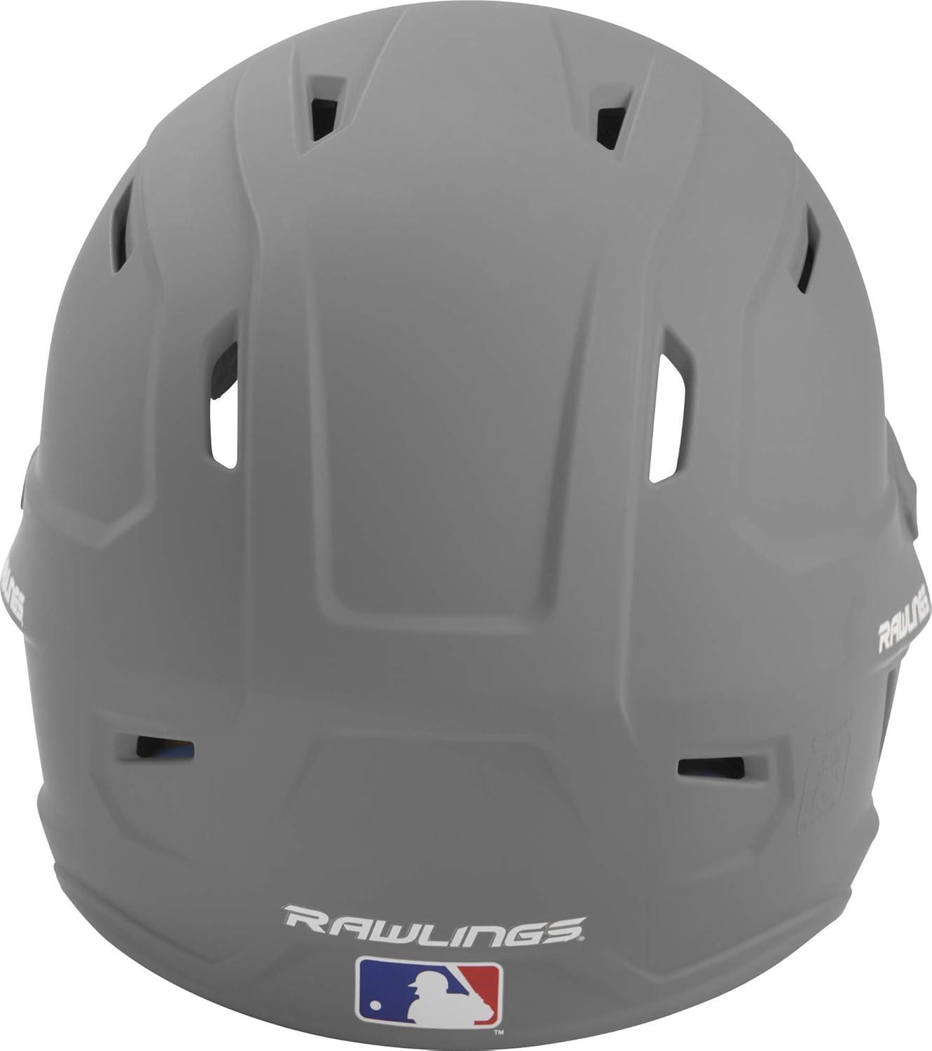 imageRawlings  MACH Baseball Batting Helmet  Matte  JR amp SR Sizes  Multiple ColorsMatte Silver