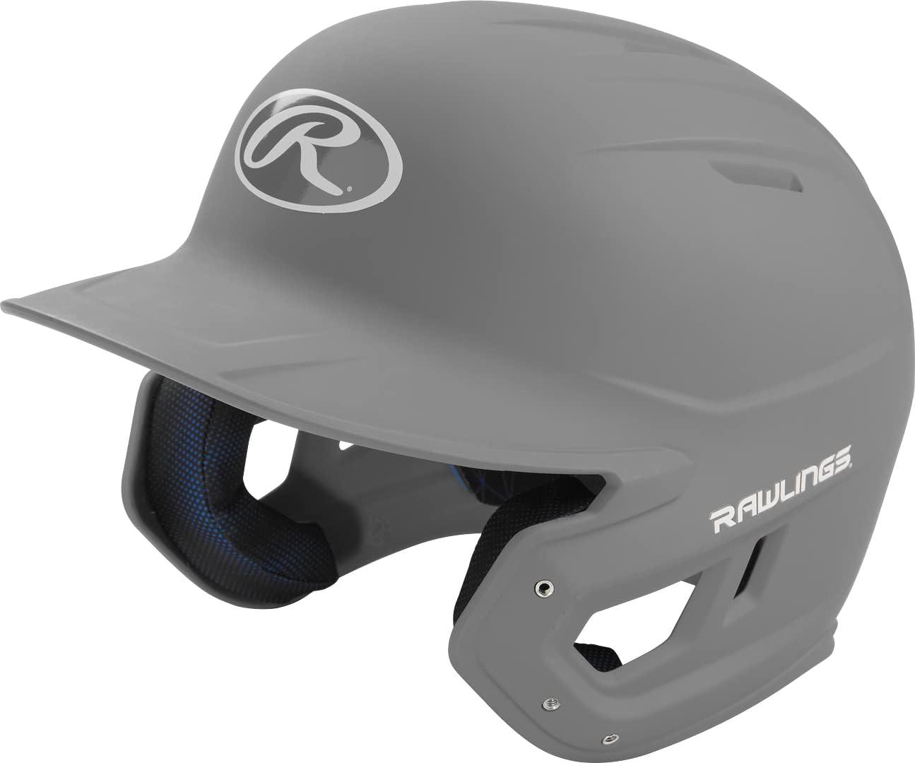 imageRawlings  MACH Baseball Batting Helmet  Matte  JR amp SR Sizes  Multiple ColorsMatte Silver