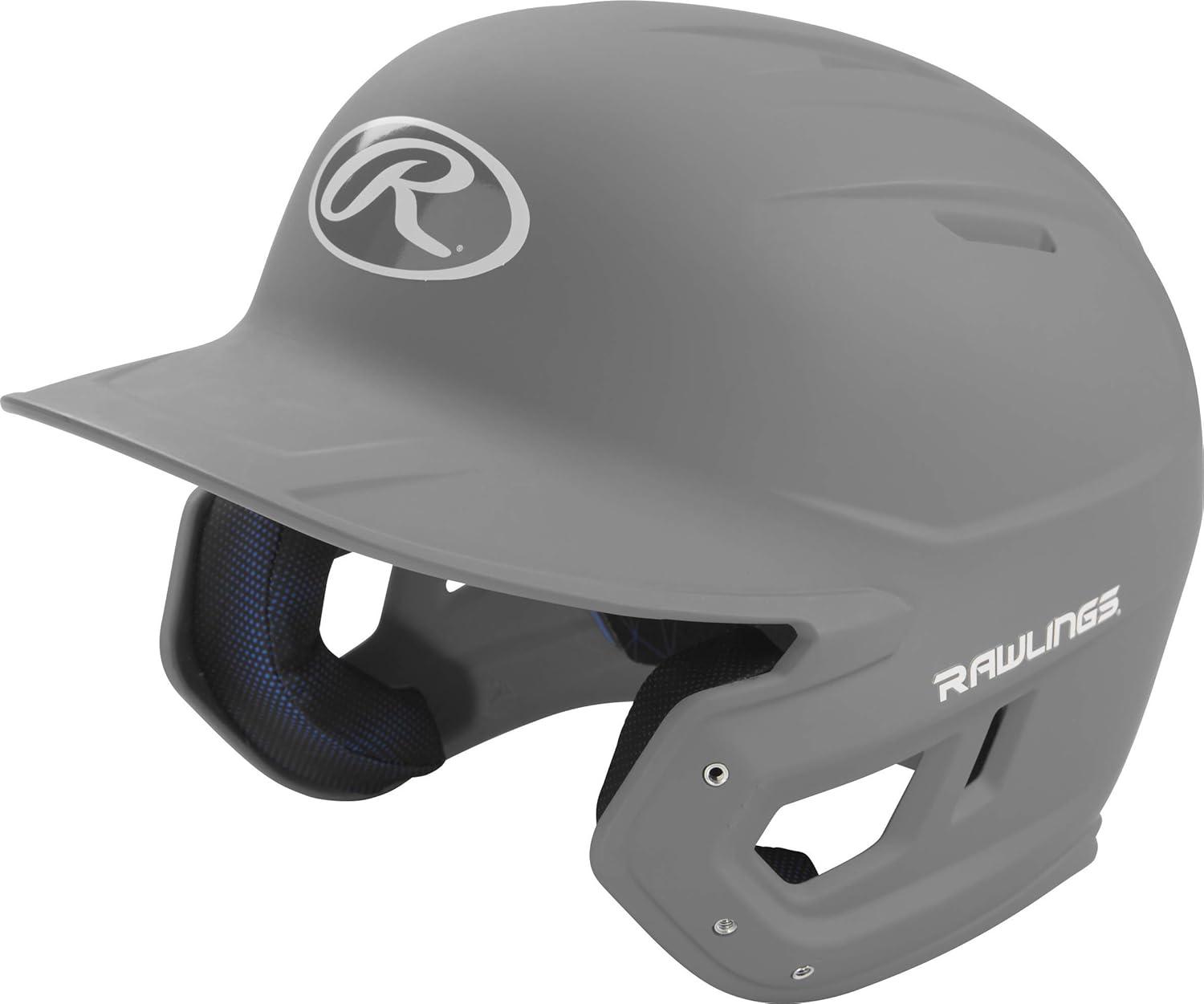 imageRawlings  MACH Baseball Batting Helmet  Matte  JR amp SR Sizes  Multiple ColorsMatte Silver
