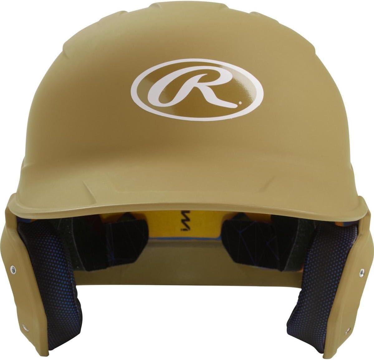 imageRawlings  MACH Baseball Batting Helmet  Matte  JR amp SR Sizes  Multiple ColorsMatte Vegas Gold