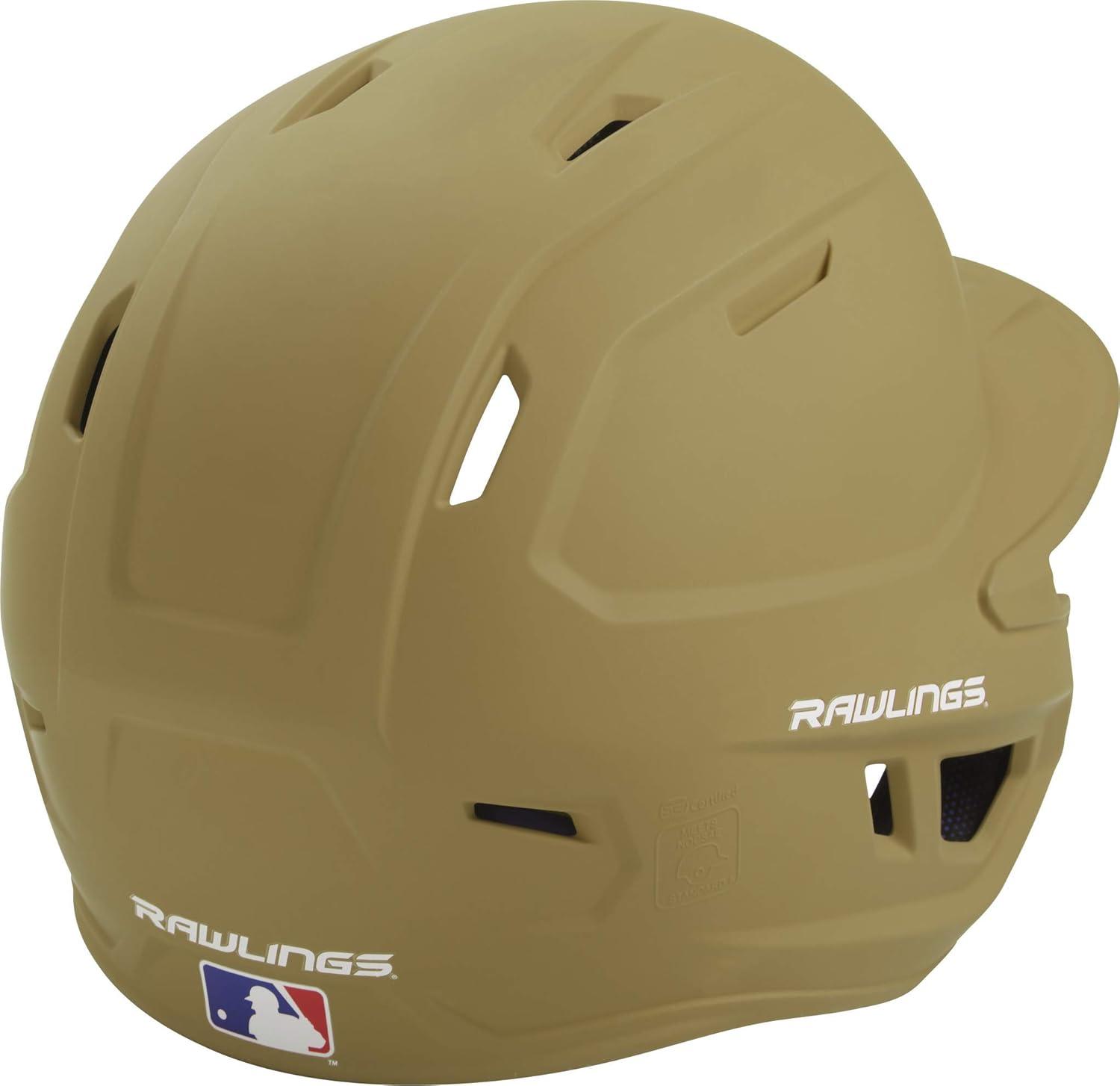 imageRawlings  MACH Baseball Batting Helmet  Matte  JR amp SR Sizes  Multiple ColorsMatte Vegas Gold