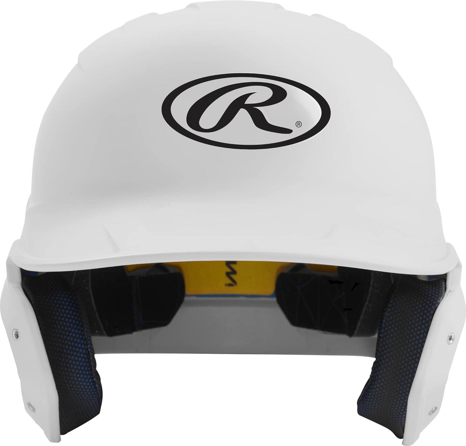 imageRawlings  MACH Baseball Batting Helmet  Matte  JR amp SR Sizes  Multiple ColorsMatte White
