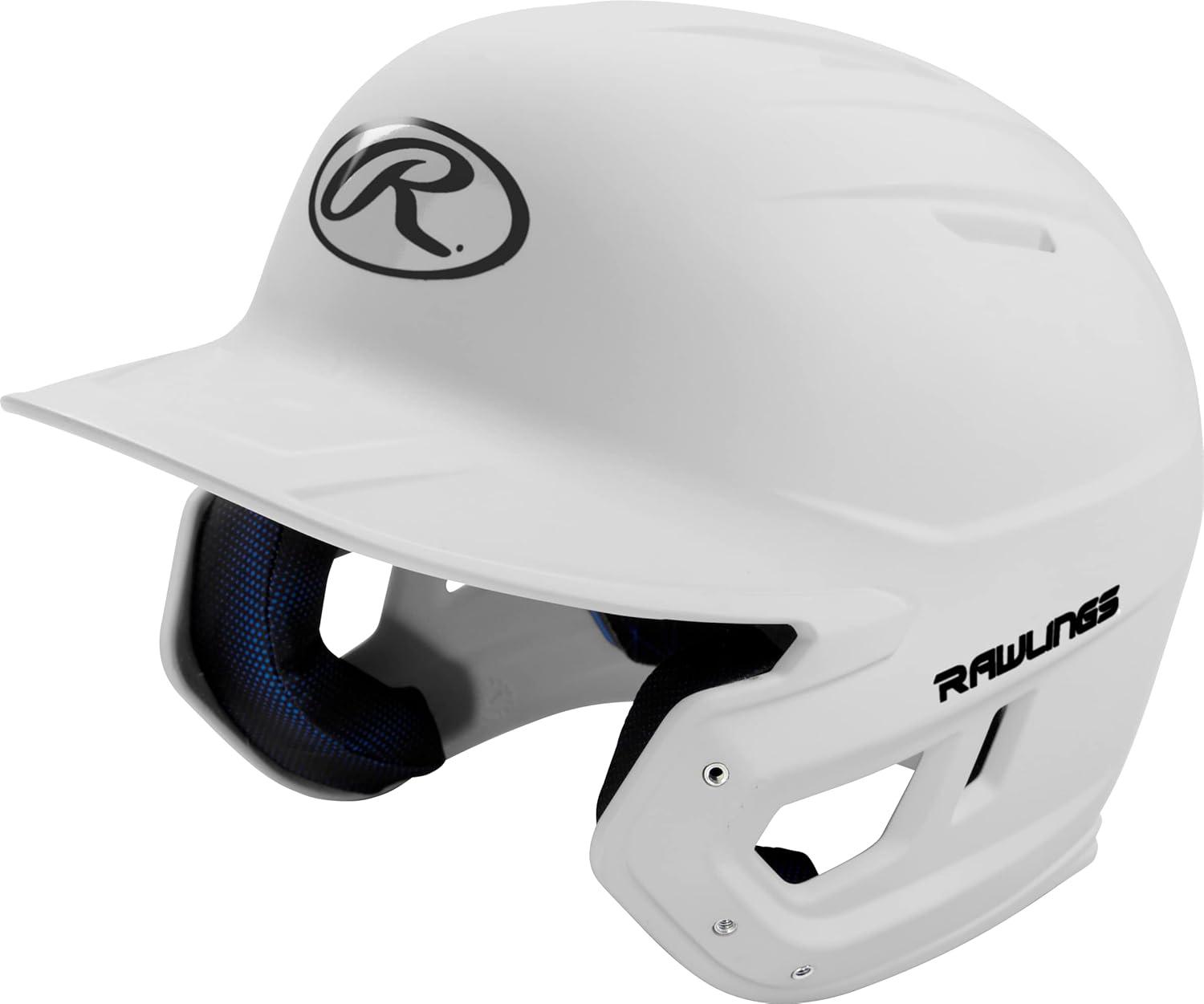 imageRawlings  MACH Baseball Batting Helmet  Matte  JR amp SR Sizes  Multiple ColorsMatte White