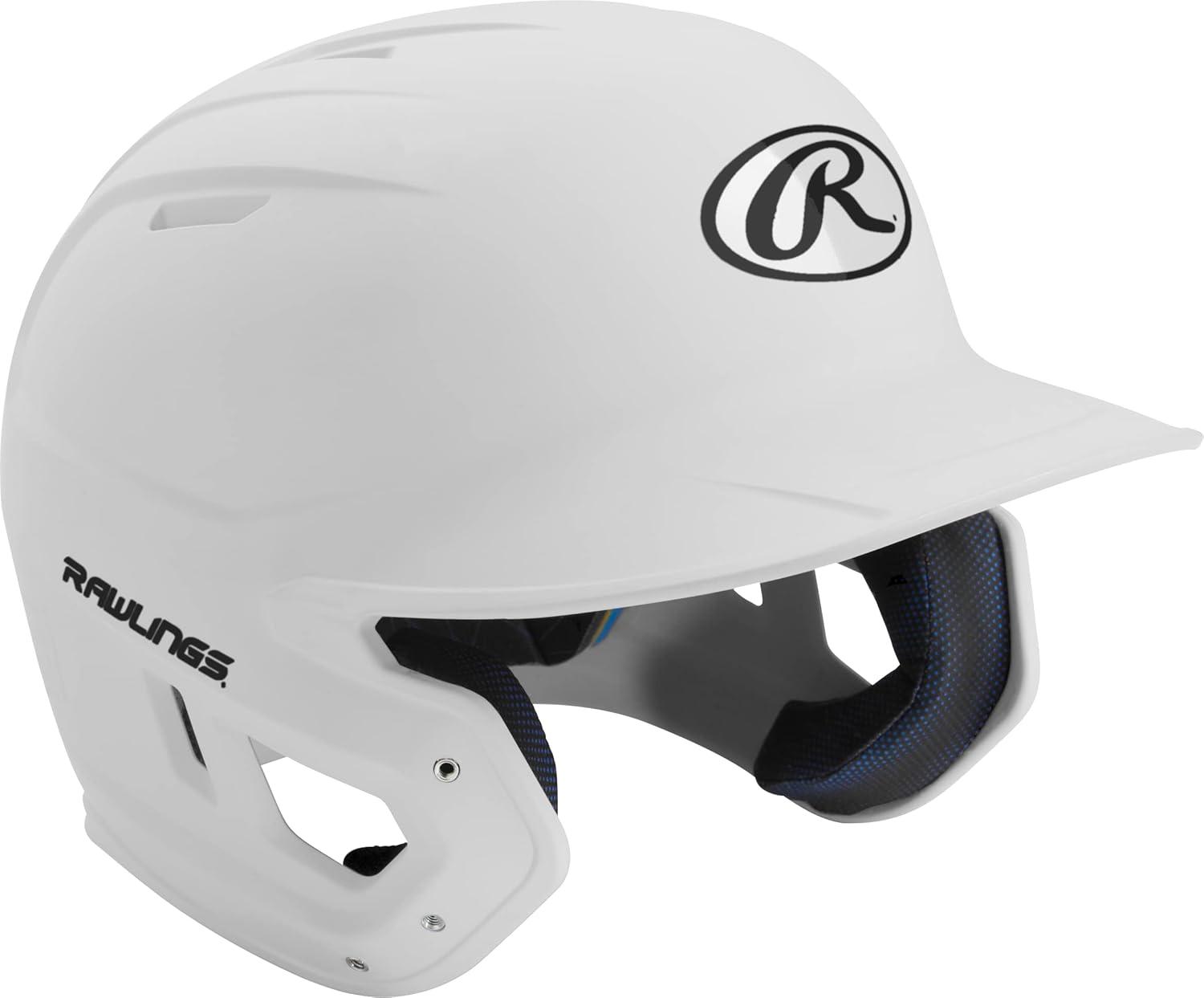 imageRawlings  MACH Baseball Batting Helmet  Matte  JR amp SR Sizes  Multiple ColorsMatte White