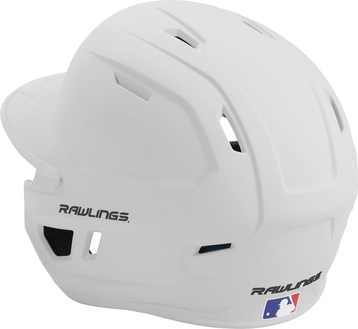 imageRawlings  MACH Baseball Batting Helmet  Matte  JR amp SR Sizes  Multiple ColorsMatte White