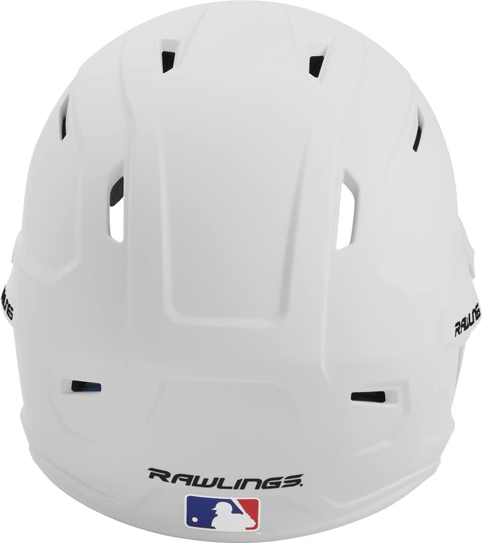 imageRawlings  MACH Baseball Batting Helmet  Matte  JR amp SR Sizes  Multiple ColorsMatte White
