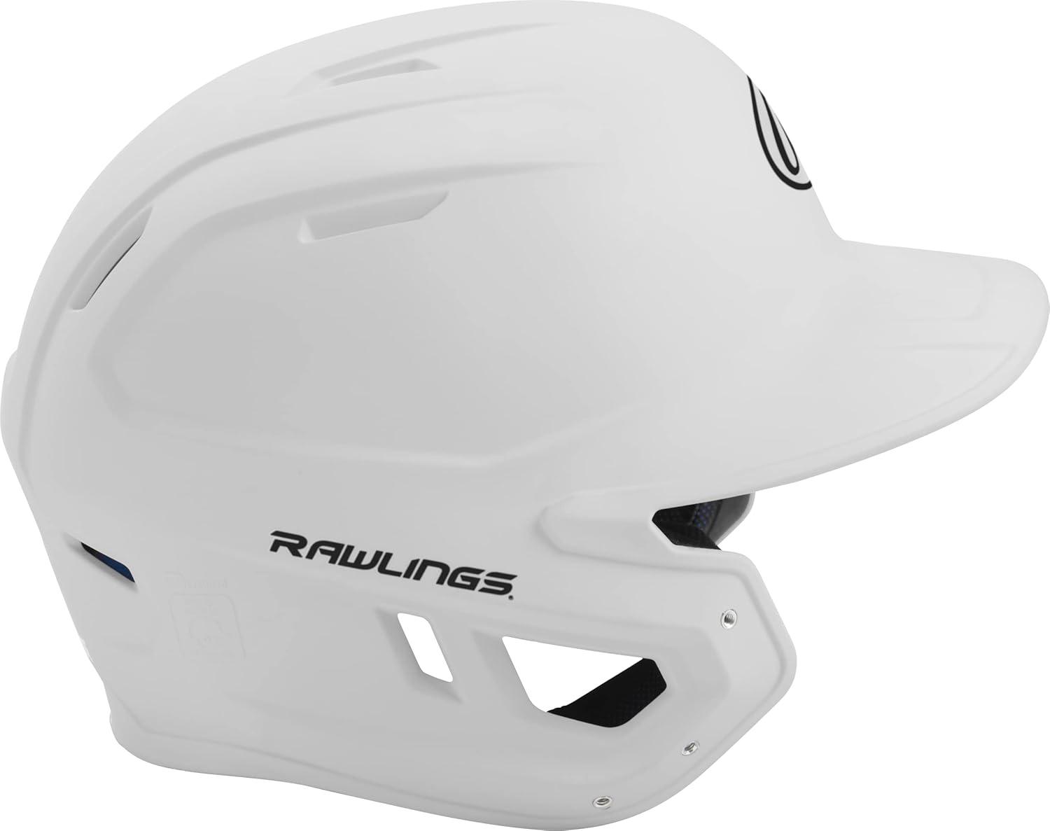 imageRawlings  MACH Baseball Batting Helmet  Matte  JR amp SR Sizes  Multiple ColorsMatte White