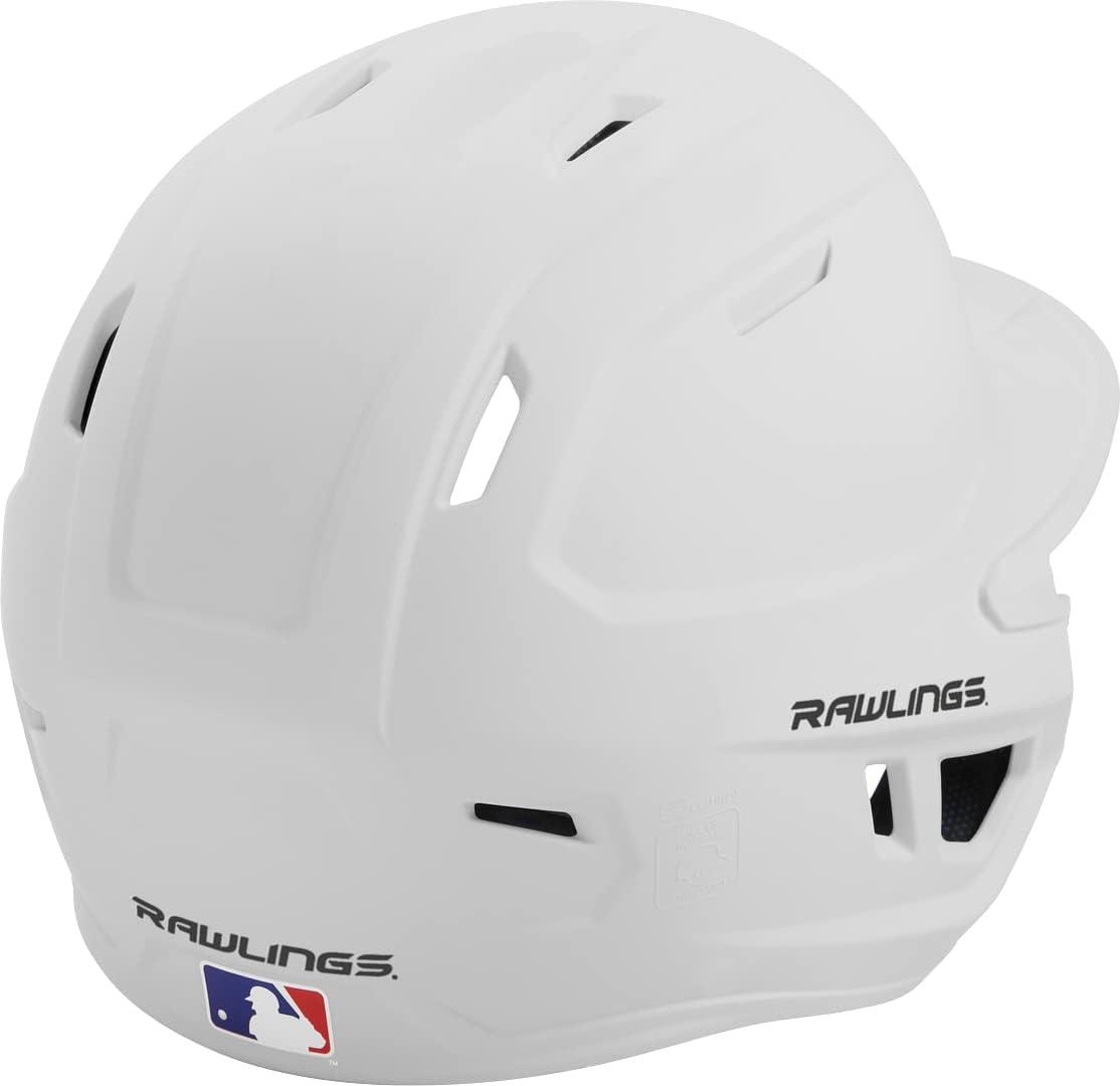 imageRawlings  MACH Baseball Batting Helmet  Matte  JR amp SR Sizes  Multiple ColorsMatte White