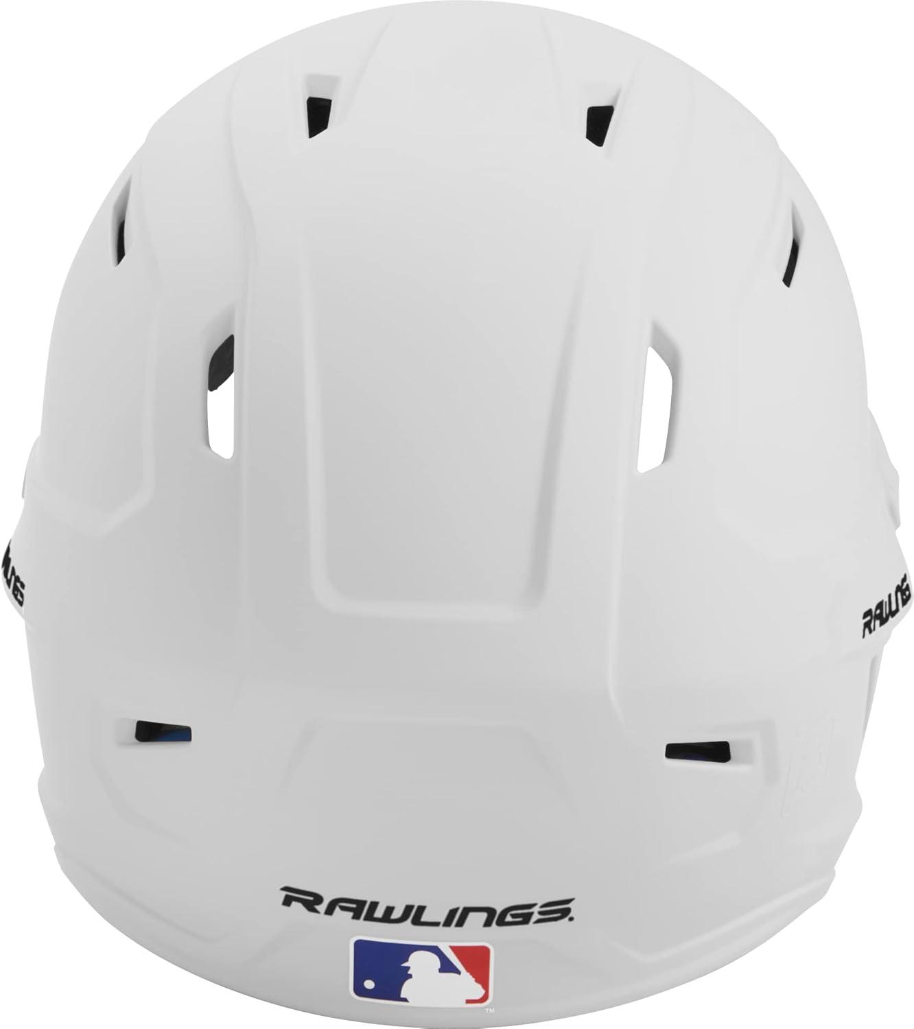 imageRawlings  MACH Baseball Batting Helmet  Matte  JR amp SR Sizes  Multiple ColorsMatte White