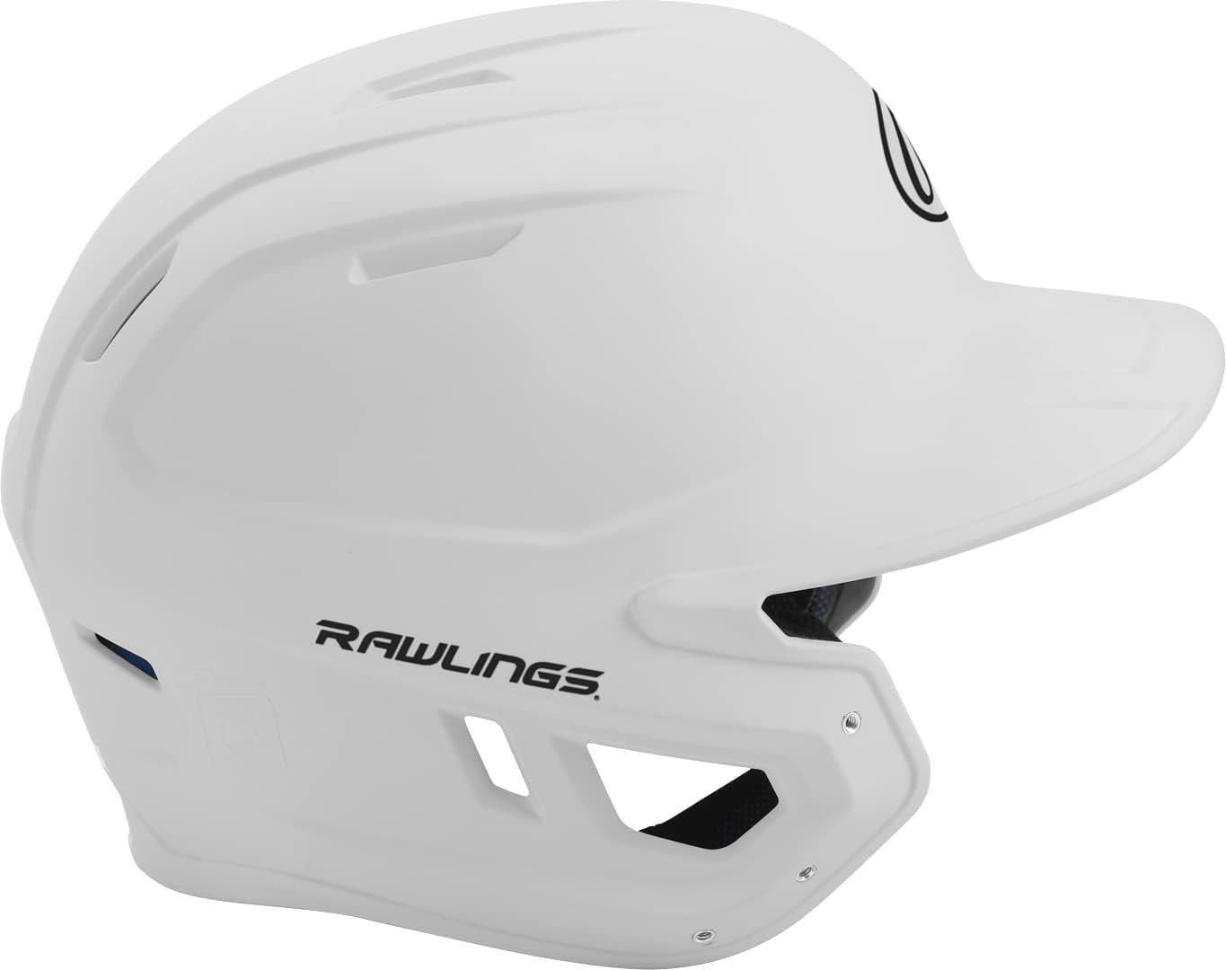 imageRawlings  MACH Baseball Batting Helmet  Matte  JR amp SR Sizes  Multiple ColorsMatte White