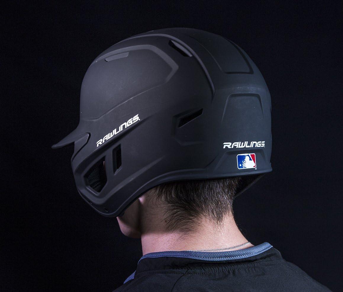 imageRawlings  MACH EXTENSION Batting Helmet with Jaw Guard Included  RightHand Batter amp LeftHand Batter Options  Junior amp Senior Sizes  Multiple ColorsMatte Scarlet