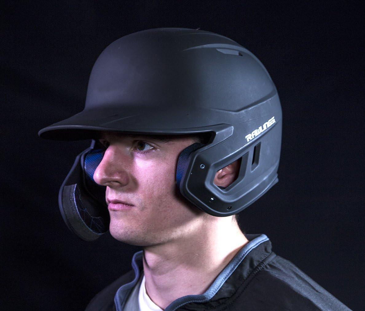imageRawlings  MACH EXTENSION Batting Helmet with Jaw Guard Included  RightHand Batter amp LeftHand Batter Options  Junior amp Senior Sizes  Multiple ColorsMatte Scarlet
