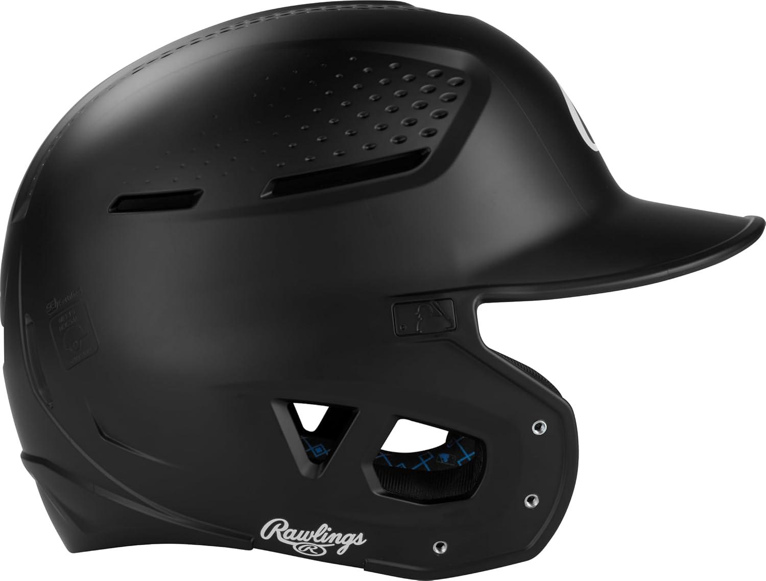 imageRawlings Rawlings  RX2 Series Baseball Batting Helmet  Matte  JR amp SR Sizes  Multiple ColorsBlack
