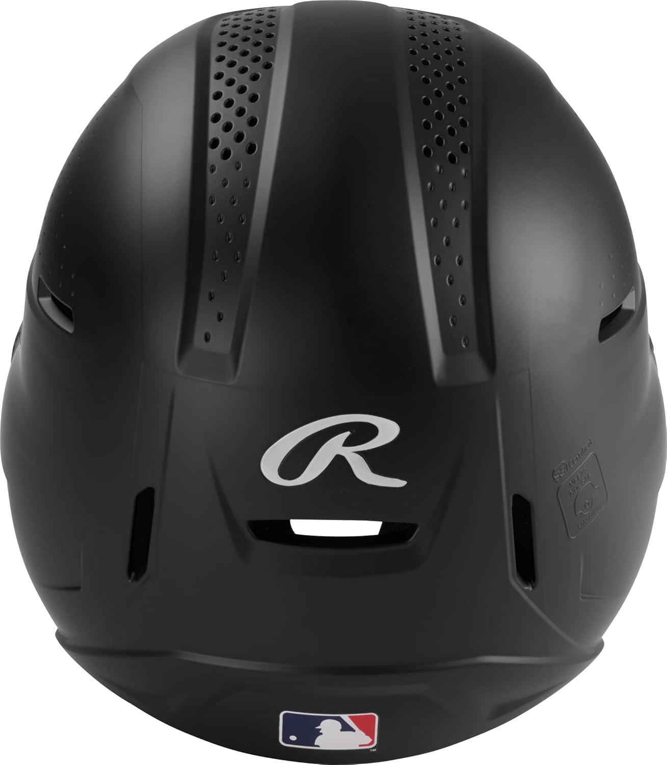 imageRawlings Rawlings  RX2 Series Baseball Batting Helmet  Matte  JR amp SR Sizes  Multiple ColorsBlack