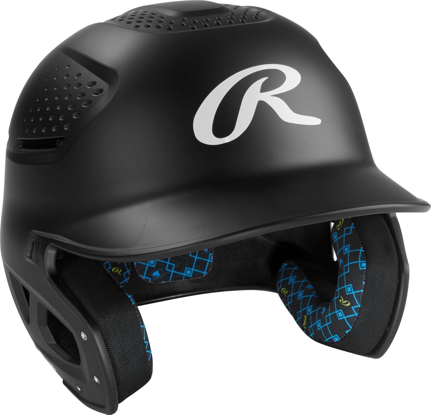 imageRawlings Rawlings  RX2 Series Baseball Batting Helmet  Matte  JR amp SR Sizes  Multiple ColorsBlack