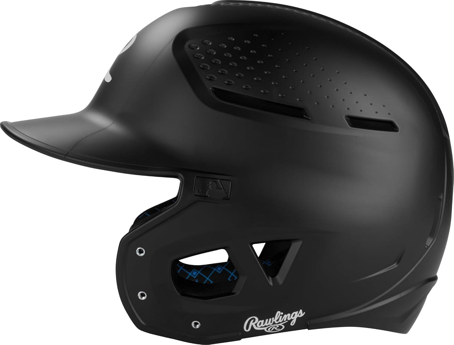 imageRawlings Rawlings  RX2 Series Baseball Batting Helmet  Matte  JR amp SR Sizes  Multiple ColorsBlack