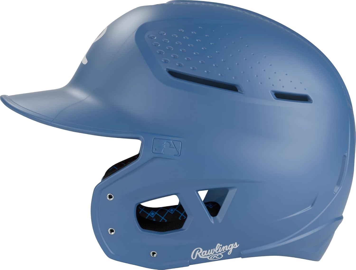 imageRawlings Rawlings  RX2 Series Baseball Batting Helmet  Matte  JR amp SR Sizes  Multiple ColorsColumbia Blue