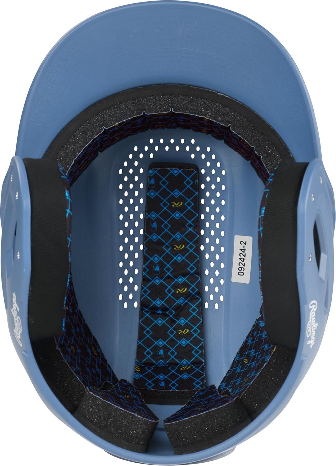 imageRawlings Rawlings  RX2 Series Baseball Batting Helmet  Matte  JR amp SR Sizes  Multiple ColorsColumbia Blue