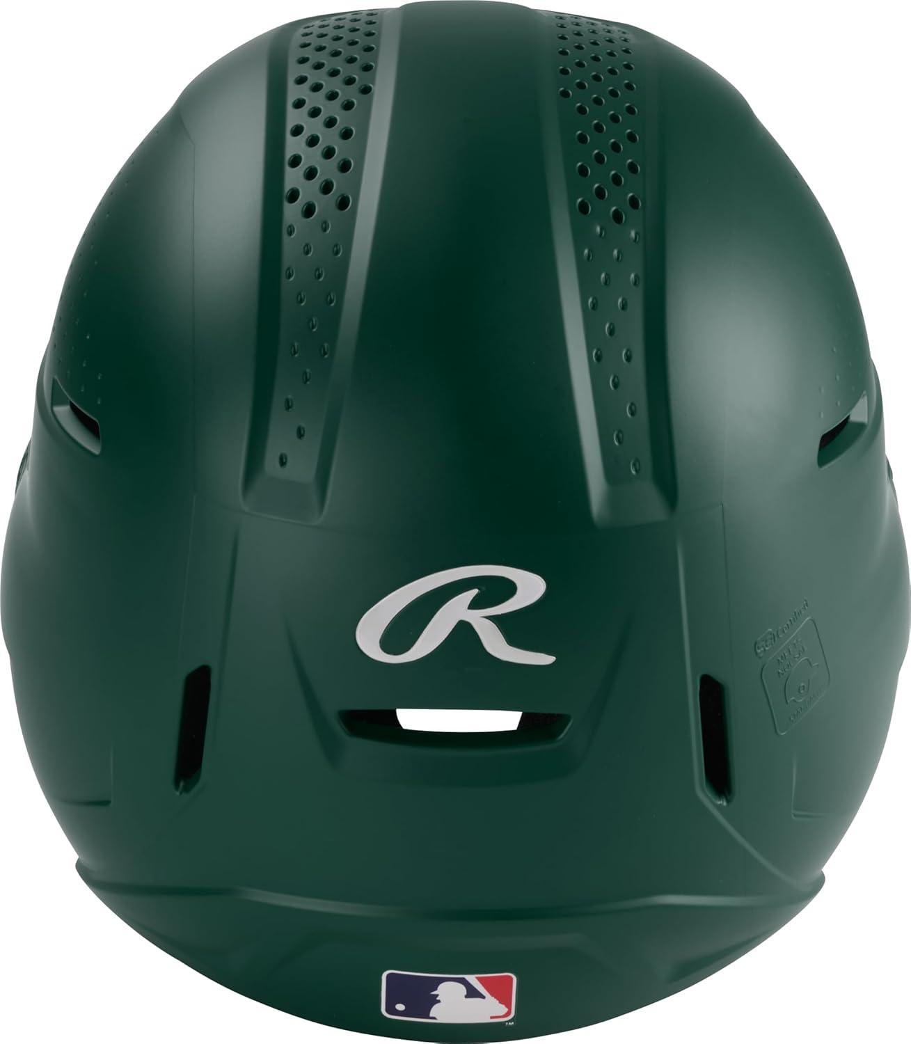 imageRawlings Rawlings RX2 Series Baseball Batting Helmet Matte JR amp SR Sizes Multiple ColorsDark Green