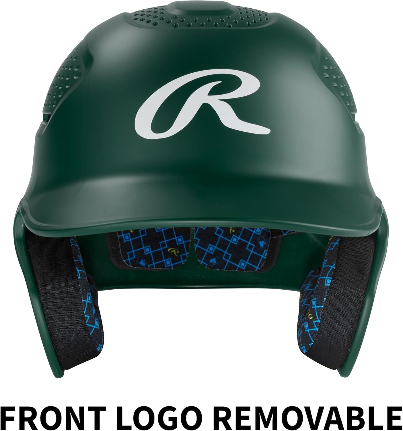 imageRawlings Rawlings RX2 Series Baseball Batting Helmet Matte JR amp SR Sizes Multiple ColorsDark Green