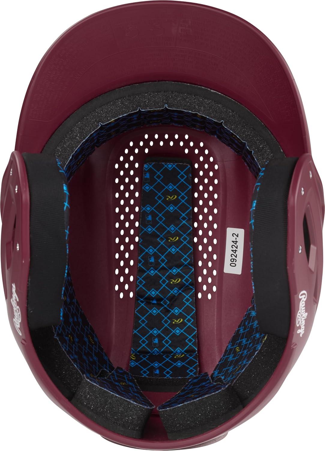 imageRawlings Rawlings  RX2 Series Baseball Batting Helmet  Matte  JR amp SR Sizes  Multiple ColorsMaroon