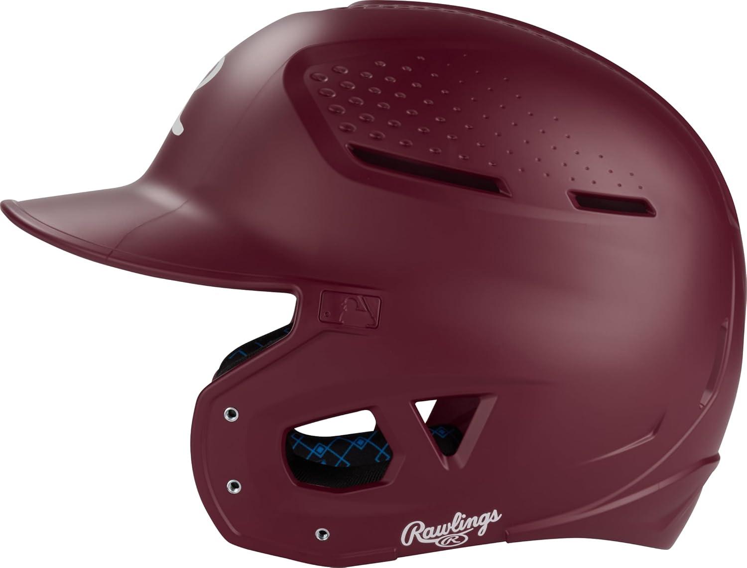 imageRawlings Rawlings  RX2 Series Baseball Batting Helmet  Matte  JR amp SR Sizes  Multiple ColorsMaroon