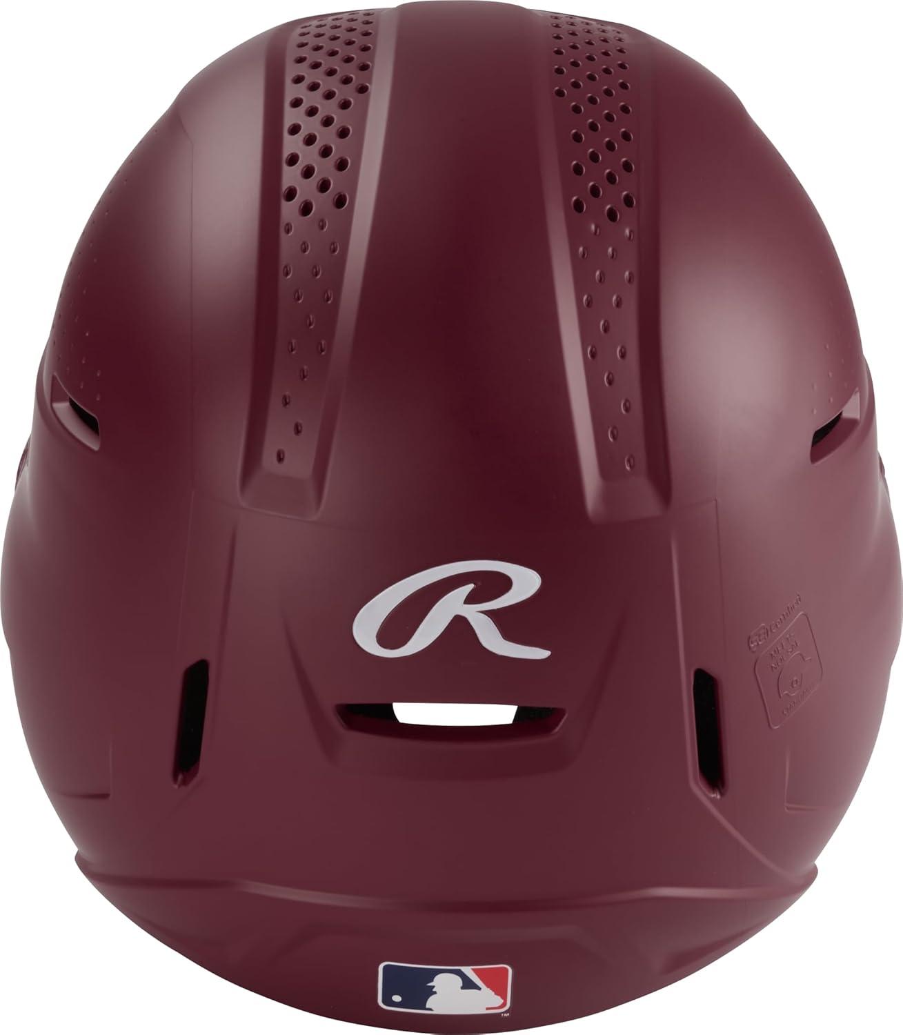 imageRawlings Rawlings  RX2 Series Baseball Batting Helmet  Matte  JR amp SR Sizes  Multiple ColorsMaroon