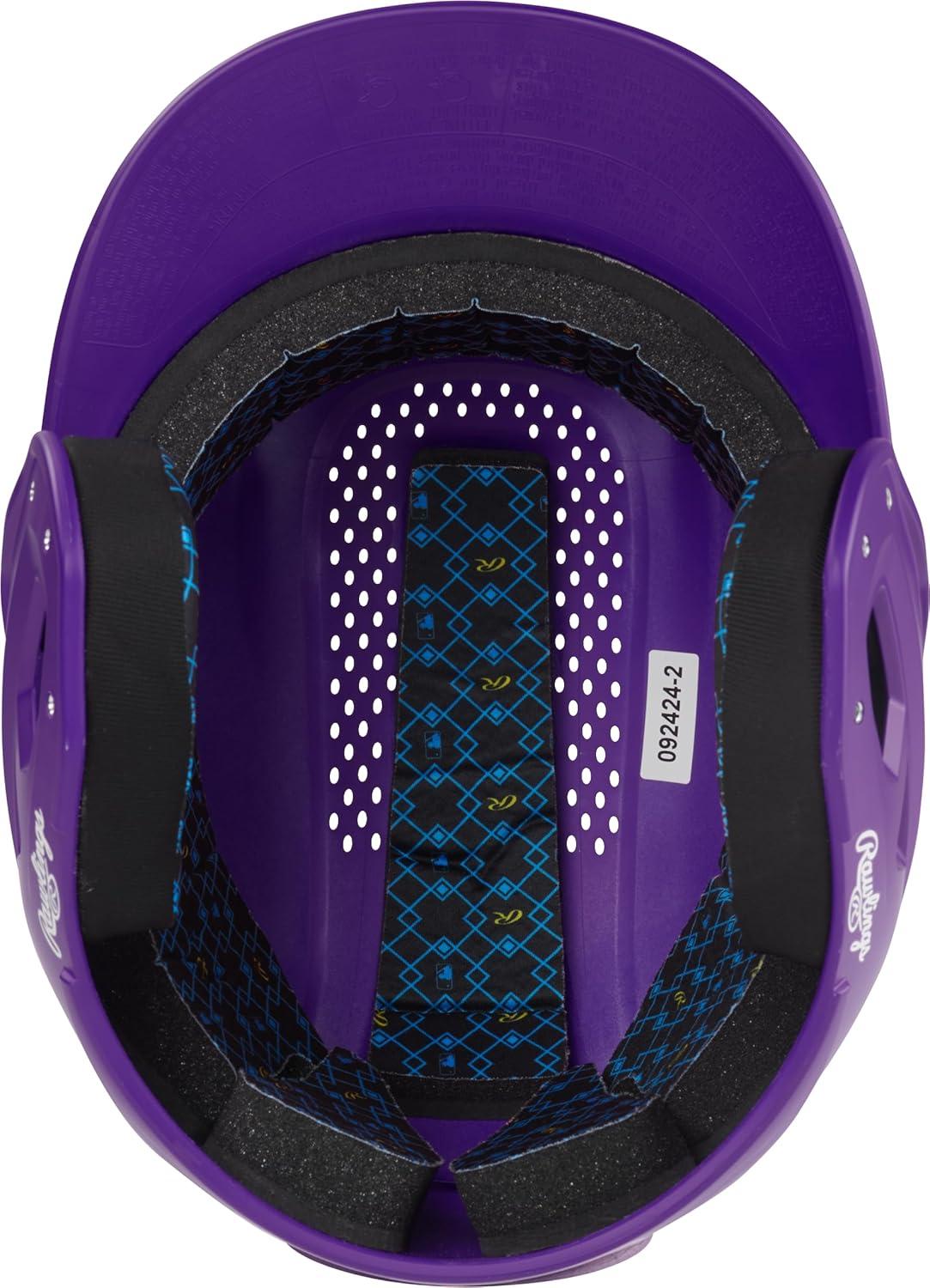 imageRawlings Rawlings RX2 Series Baseball Batting Helmet Matte JR amp SR Sizes Multiple ColorsPurple