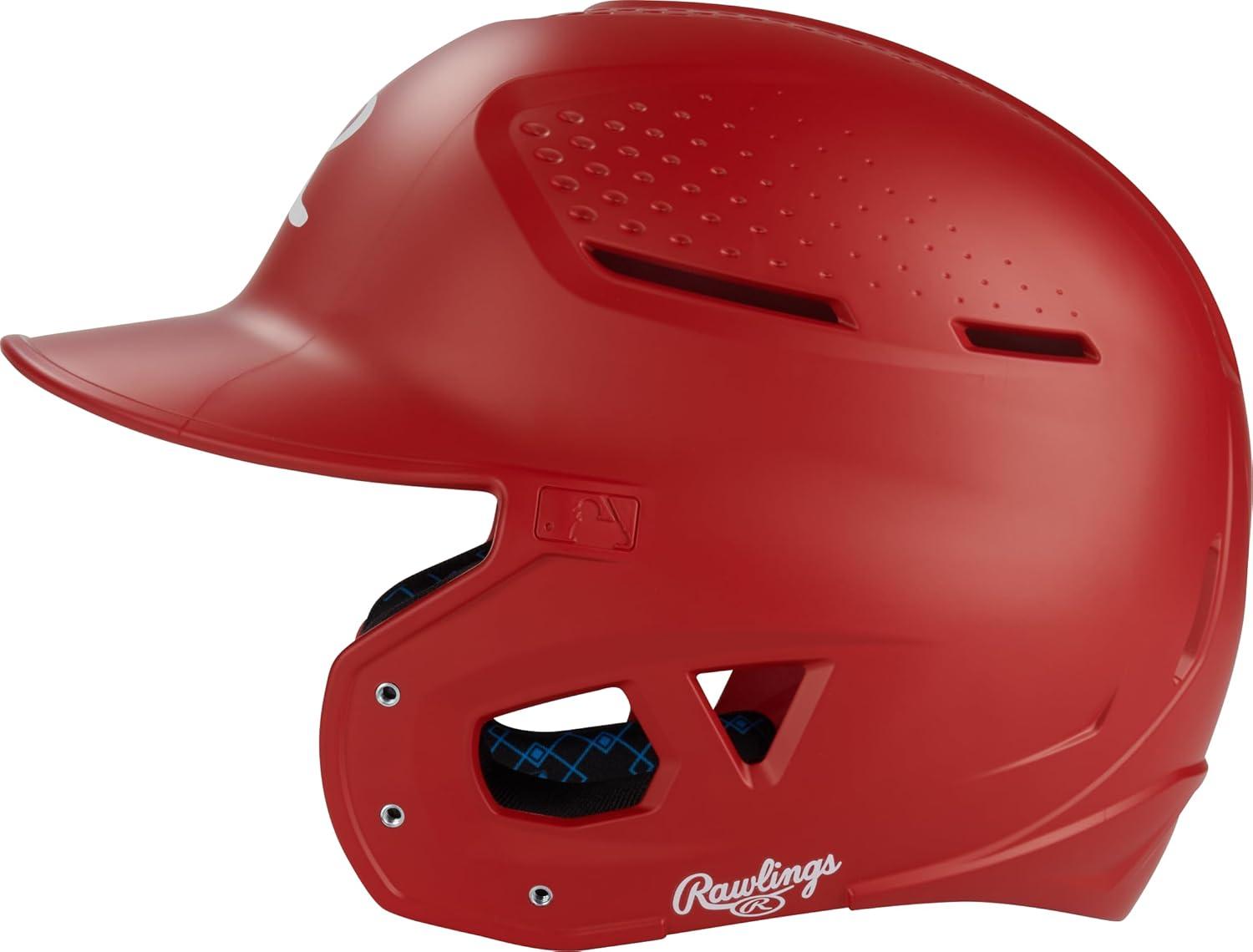 imageRawlings Rawlings  RX2 Series Baseball Batting Helmet  Matte  JR amp SR Sizes  Multiple ColorsScarlet
