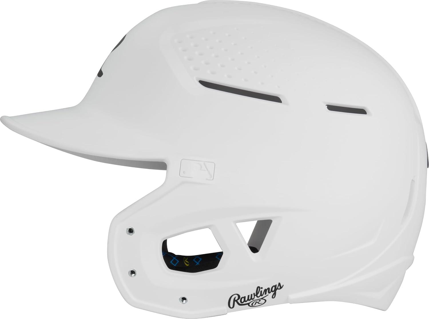 imageRawlings Rawlings  RX2 Series Baseball Batting Helmet  Matte  JR amp SR Sizes  Multiple ColorsWhite