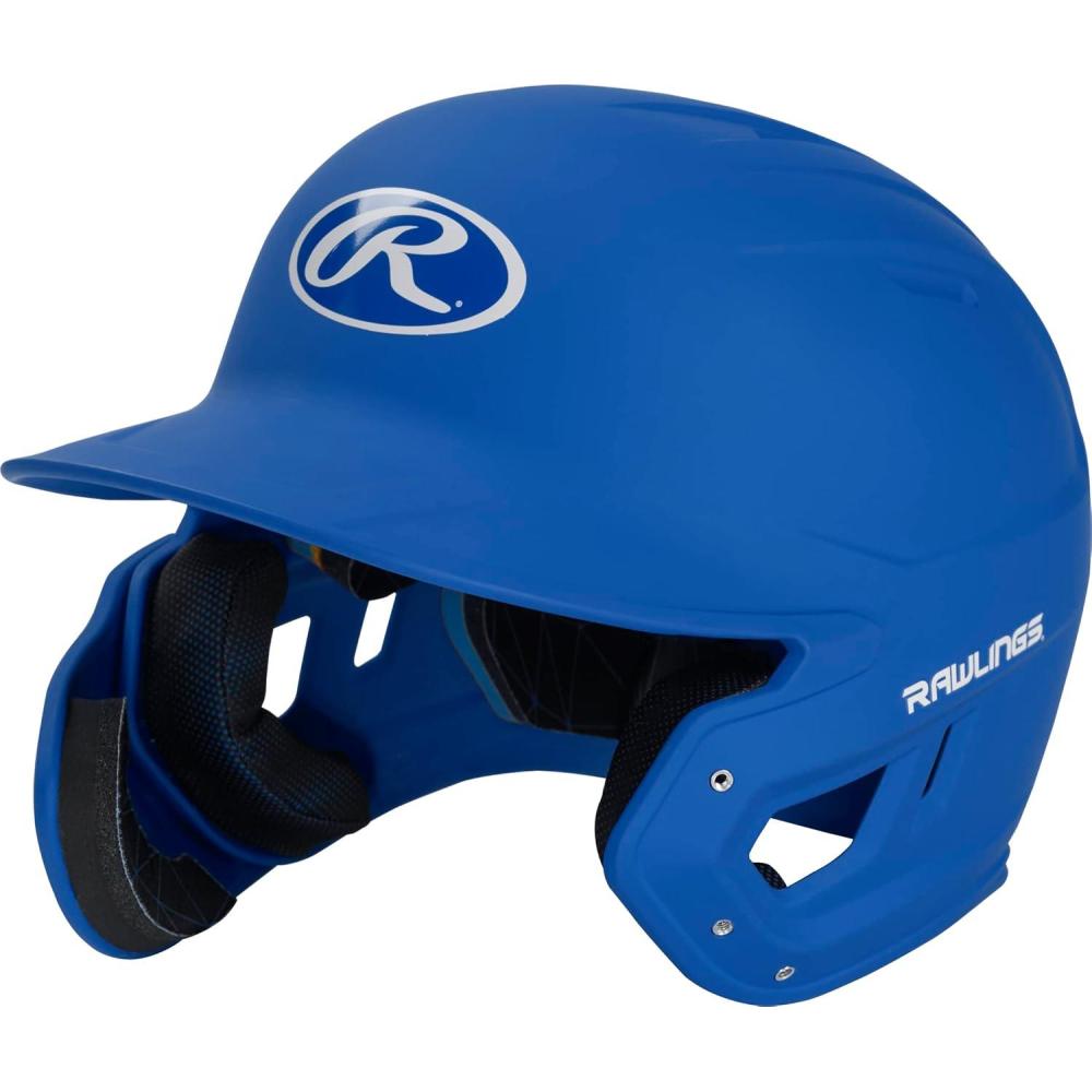 imageRawlings  MACH Adjust Baseball Batting Helmet  Adjustable Face Guard  Matte  JR amp SR Sizes  Multiple ColorsMatte Royal