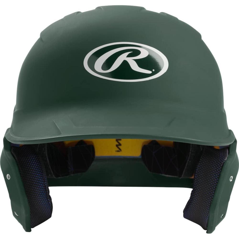 imageRawlings  MACH Baseball Batting Helmet  Matte  JR amp SR Sizes  Multiple ColorsMatte Dark Green