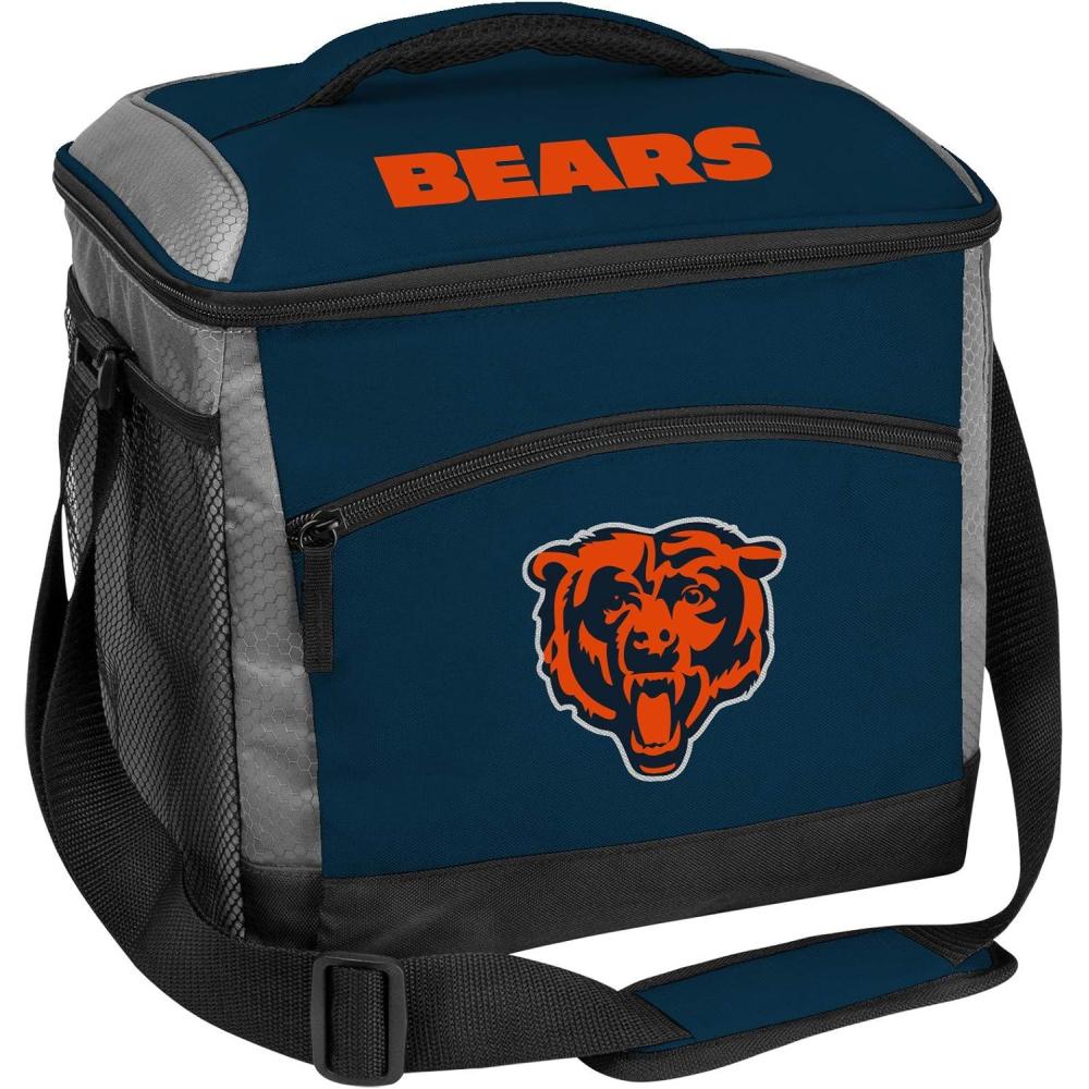 imageRawlings NFL SoftSided Insulated Cooler Bag 24Can Capacity ALL TEAM OPTIONSChicago Bears