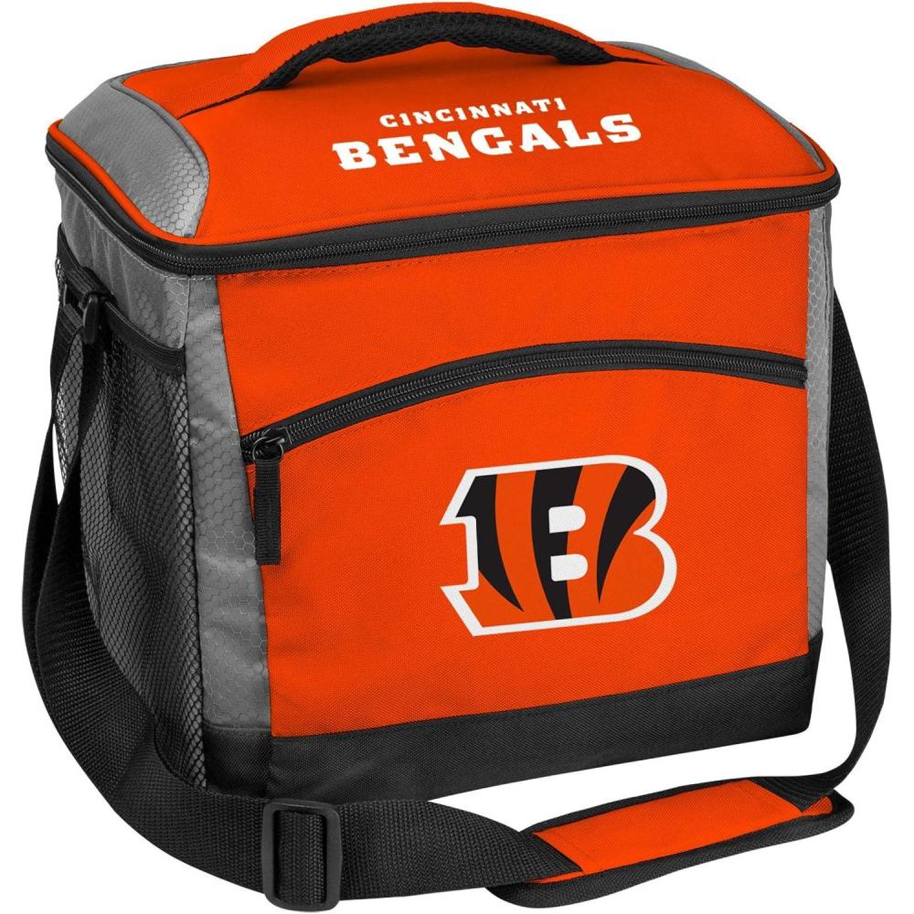 imageRawlings NFL SoftSided Insulated Cooler Bag 24Can Capacity ALL TEAM OPTIONSCincinnati Bengals