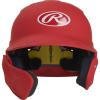 imageRawlings  MACH EXTENSION Batting Helmet with Jaw Guard Included  RightHand Batter amp LeftHand Batter Options  Junior amp Senior Sizes  Multiple ColorsMatte Scarlet