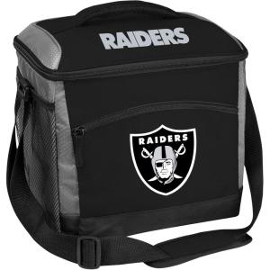 Rawlings NFL Soft-Sided Insulated Cooler Bag, 24-Can Capacity (ALL TEAM OPTIONS)(Las Vegas Raiders)