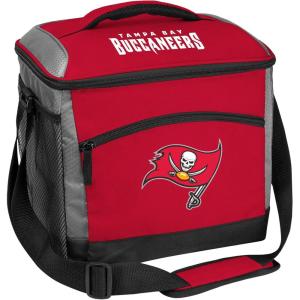 Rawlings NFL Soft-Sided Insulated Cooler Bag, 24-Can Capacity (ALL TEAM OPTIONS)(Tampa Bay Buccaneers)