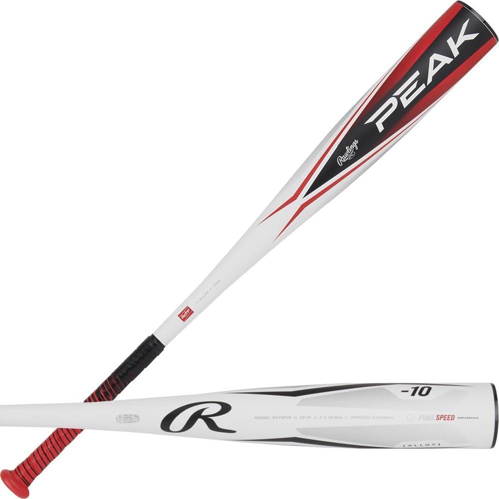 imageRawlings  Peak Baseball Bat  USSSA  10 Drop  2 34 Barrel  1 Pc Alloy2 34 Barrel  10