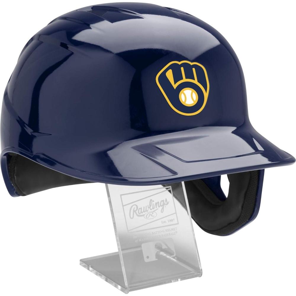 imageRawlings Official MLB Mach Pro Replica Baseball Batting Helmet SeriesMilwaukee Brewers