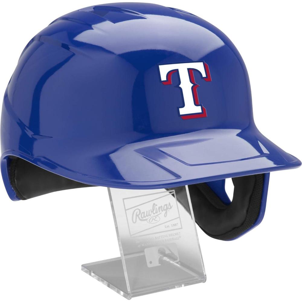 imageRawlings Official MLB Mach Pro Replica Baseball Batting Helmet SeriesTexas Rangers