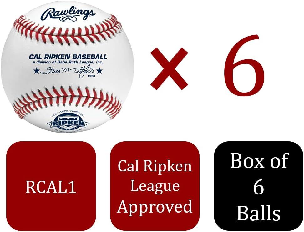 imageRawlings  Cal Ripken Baseballs  Competition Grade  RCAL1  Youth14U  Multiple Count OptionsBox of 6
