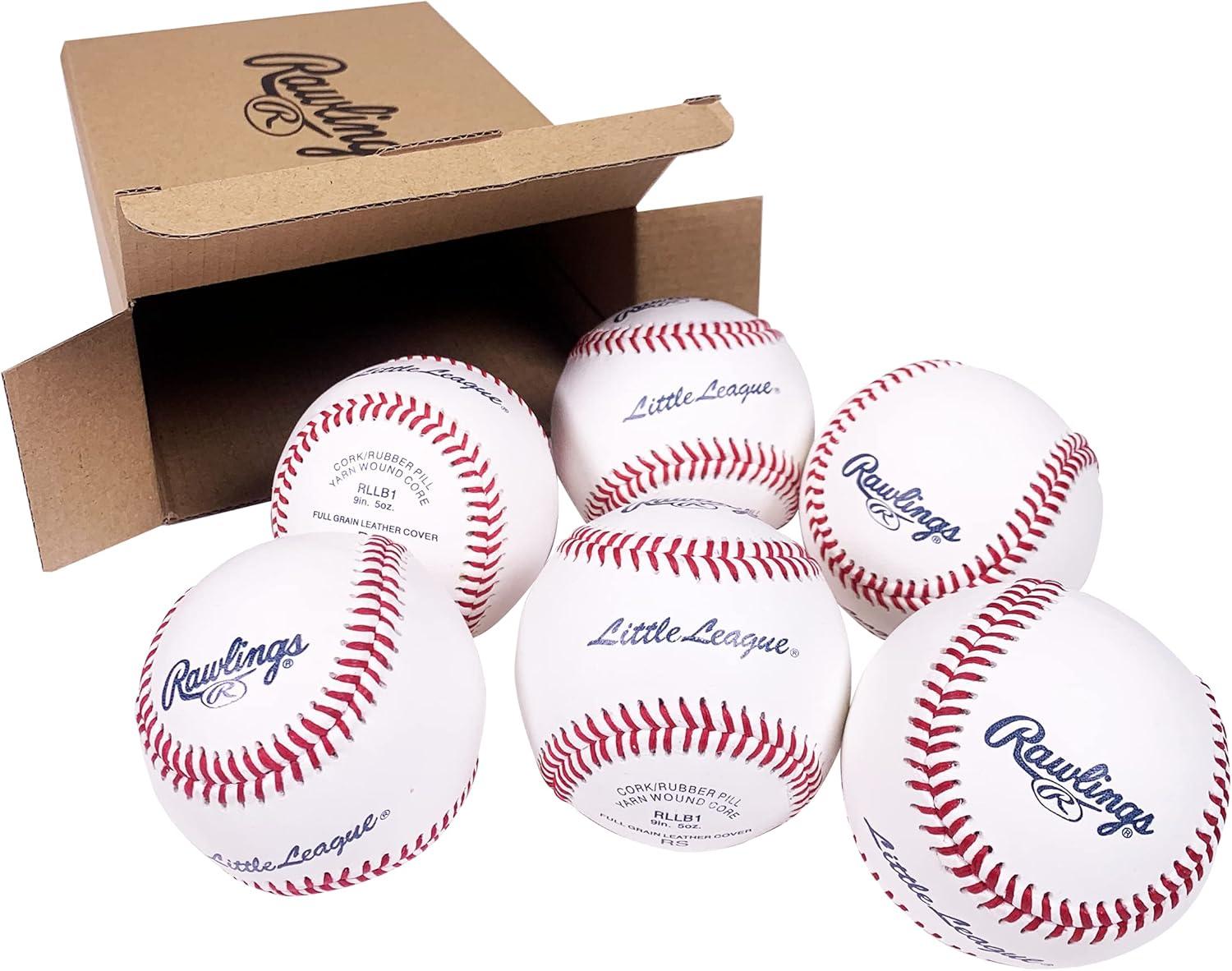 imageRawlings  Little League Baseballs  Competition Grade  RLLB1  Youth14U  Multiple Count OptionsBox of 6