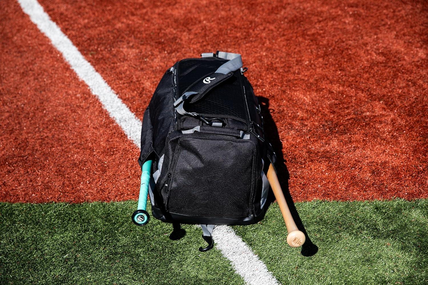 imageRawlings  MACH Hybrid BackpackDuffle Equipment Bag  Baseball amp Softball  Multiple ColorsBlack