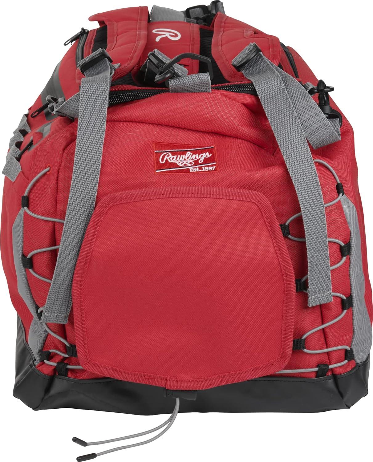 imageRawlings  MACH Hybrid BackpackDuffle Equipment Bag  Baseball amp Softball  Multiple ColorsScarlet