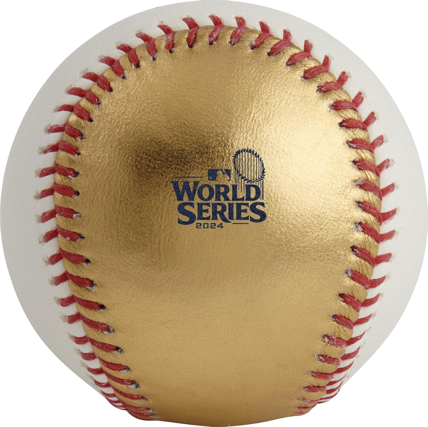imageRawlings  Official 2024 World Series Champions  Los Angeles Dodgers  Commemorative Baseball  Multiple StylesWhiteGold  Leather  Champions