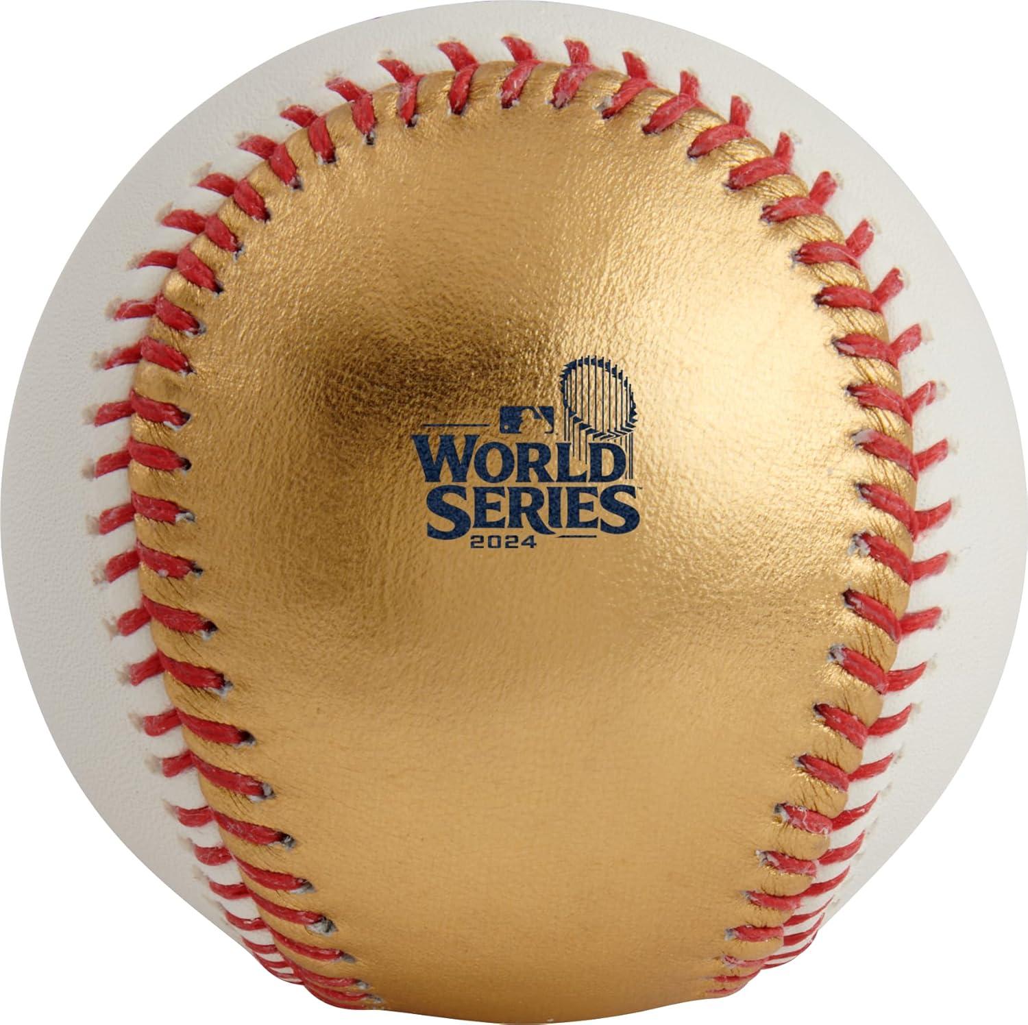 imageRawlings  Official 2024 World Series Champions  Los Angeles Dodgers  Commemorative Baseball  Multiple StylesWhiteGold  Leather  Dueling