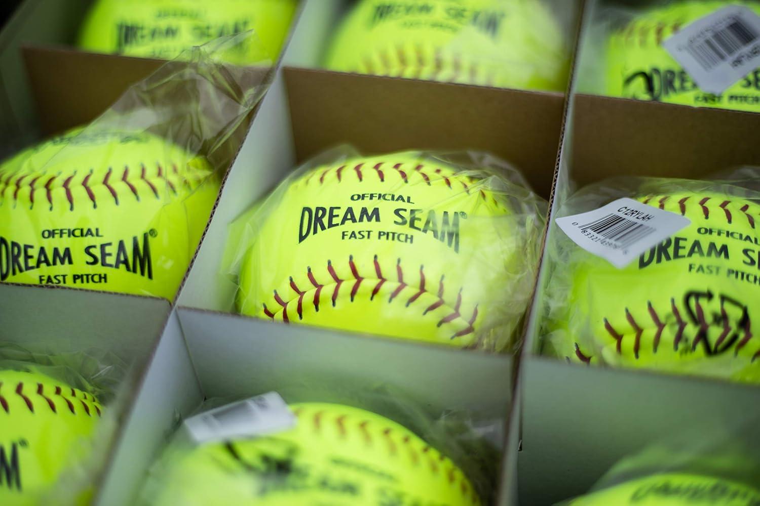 imageRawlings  Official Dream Seam Fastpitch Softballs  12 USAASA NFHS  C12RYLAH  Multiple Count Options12 Count