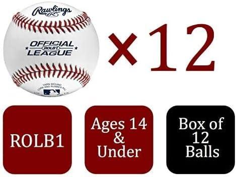 imageRawlings  Official League Baseballs  Competition Grade  ROLB1  Youth14U  GamePractice Use  12 CountDozen