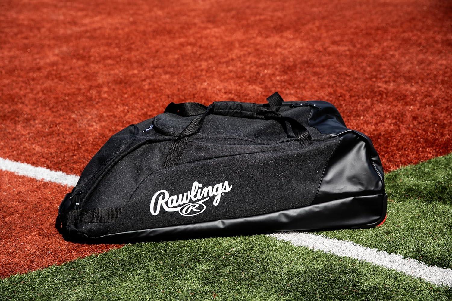 imageRawlings  Workhorse Wheeled Equipment Bag  Baseball amp Softball  Multiple StylesGraphite